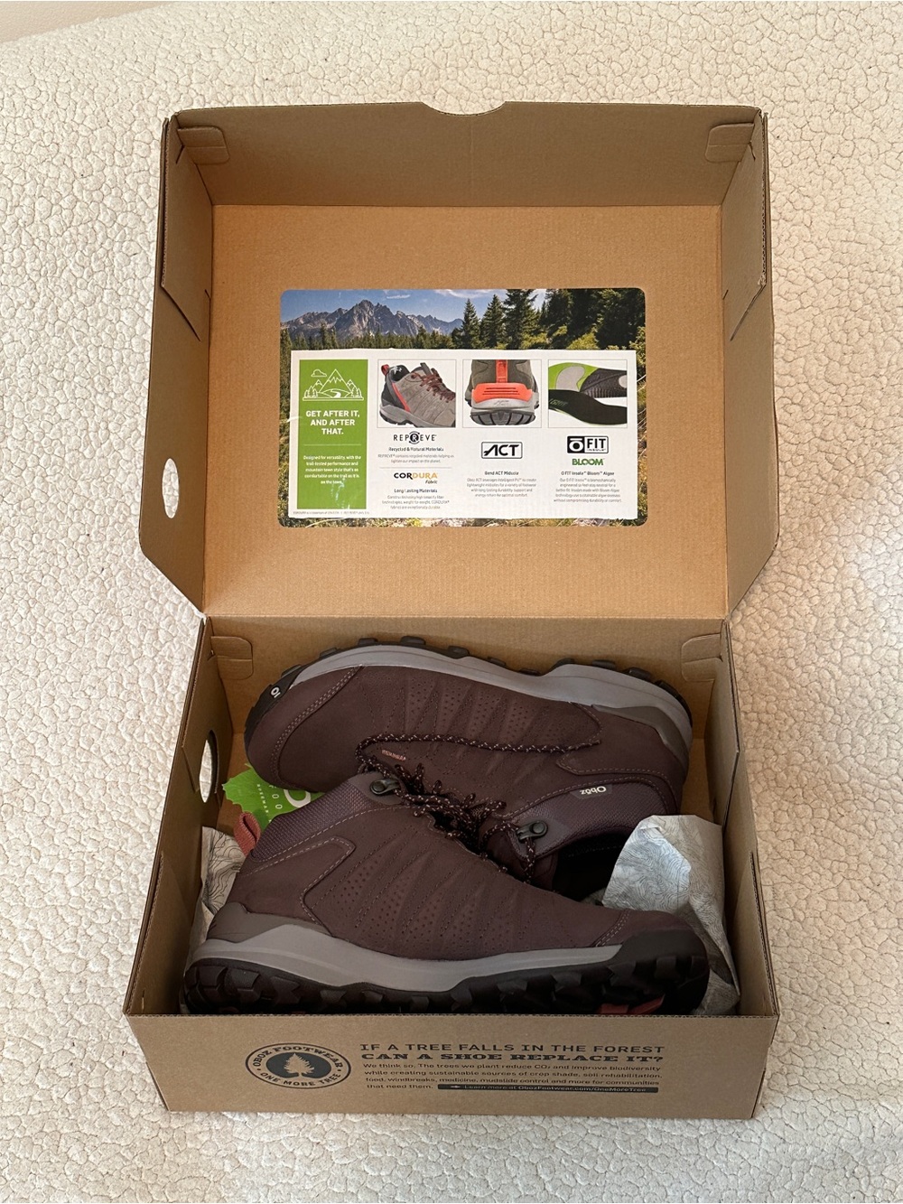 Peppercorn Colored Women’s Waterproof Hiking Boots